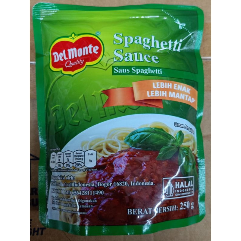 

Delmonte sauce spaghetti 250gr Poch