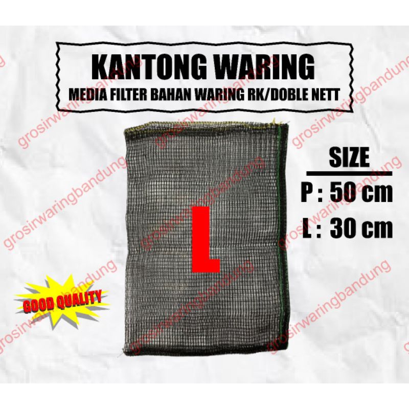 Kantong waring kantong jaring media filter doble mett waring RK