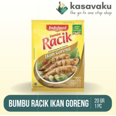 

Bumbu Racik Indofood Ikan Goreng 10x20 gr (1 renceng isi 10 sachet)