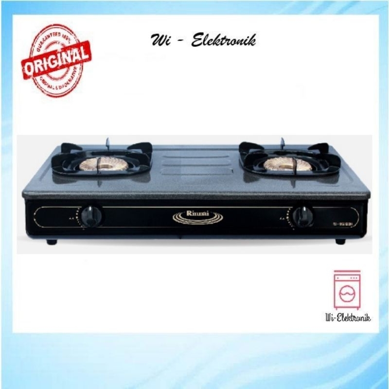 Kompor 2 Tungku Rinnai RI 602BGX Kompor 2 Tungku Rinnai RI602BGX Kompor 2 Tungku Rinnai 602BGX Kompa