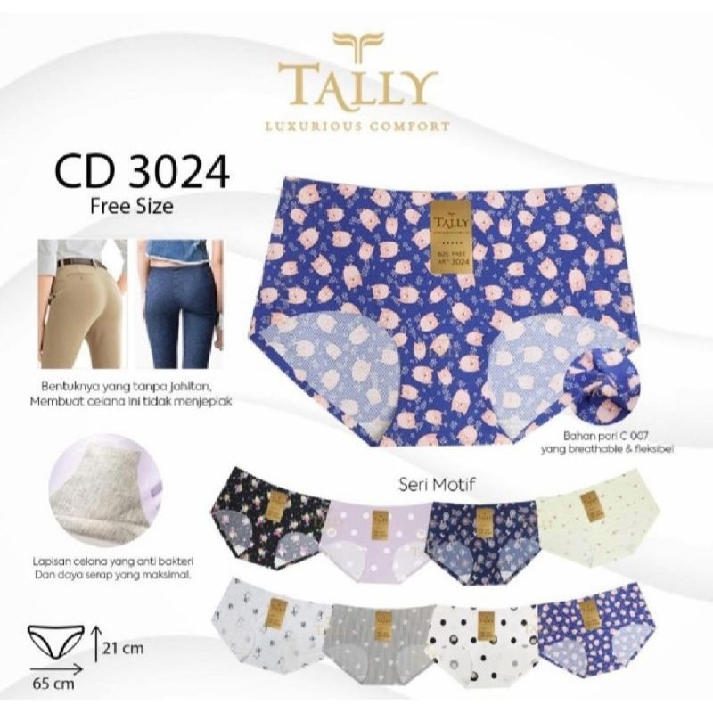 TALLY CELANA DALAM WANITA TALLY SEAMLESS CD TALLY 3024 CD TALLY 2071 L