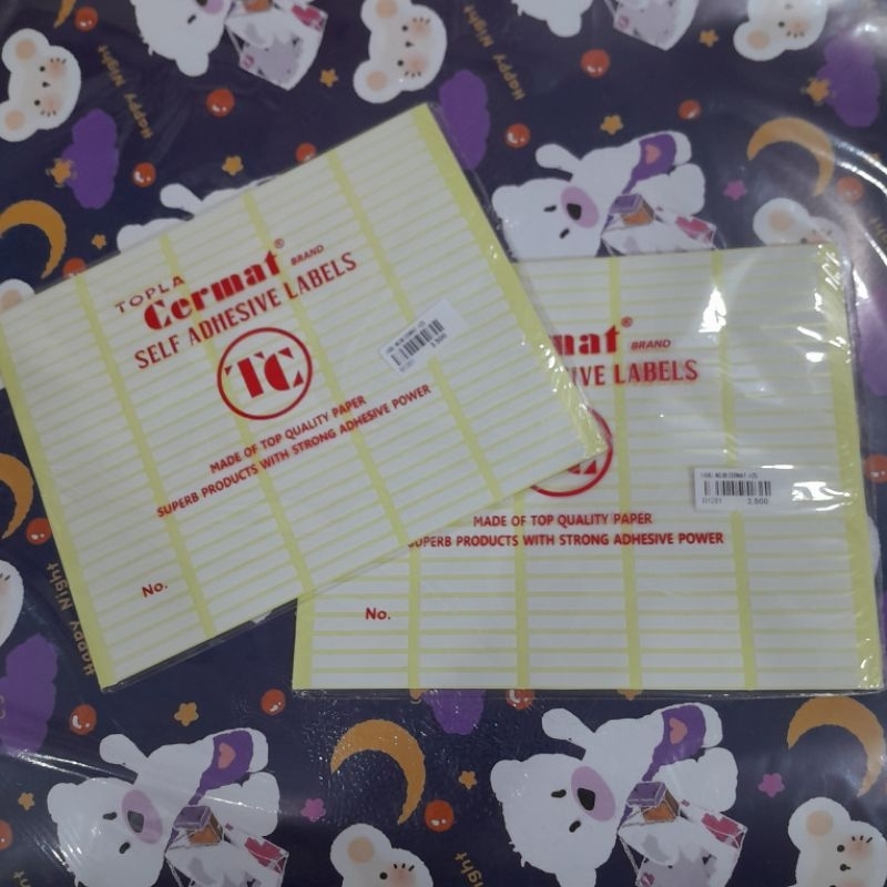 

LABEL MERK TOPLA CERMAT NO.99 LABEL HARGA LABEL CORRECTION ISI 7 LEMBAR