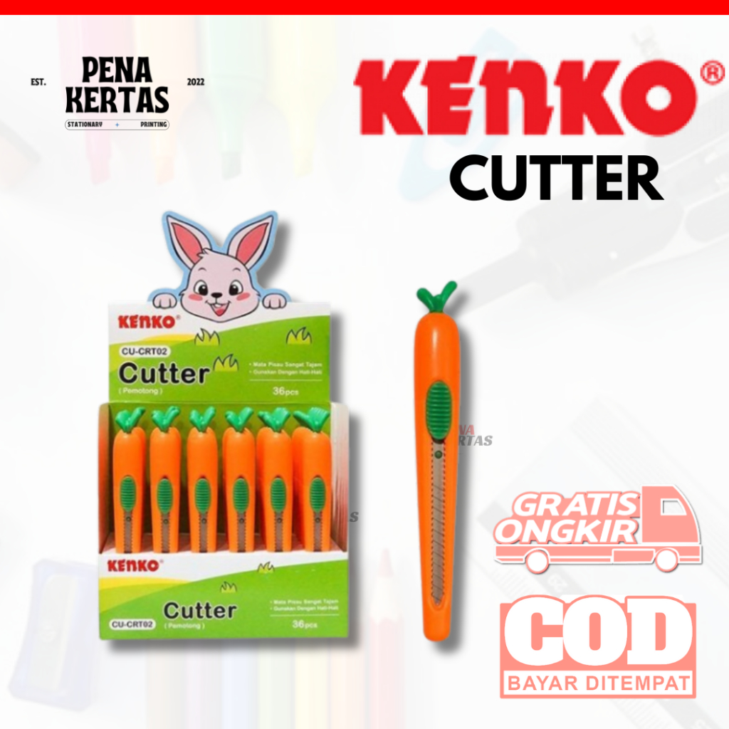 

Cutter / Pisau Kenko Carrot - Wortel (1pcs)