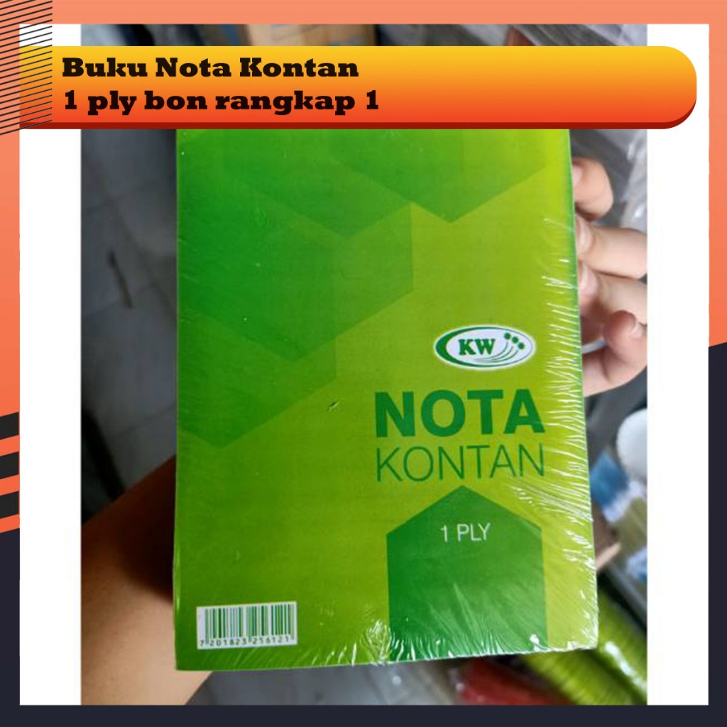 

Buku Nota Kontan 1 ply Bon Rangkap 1