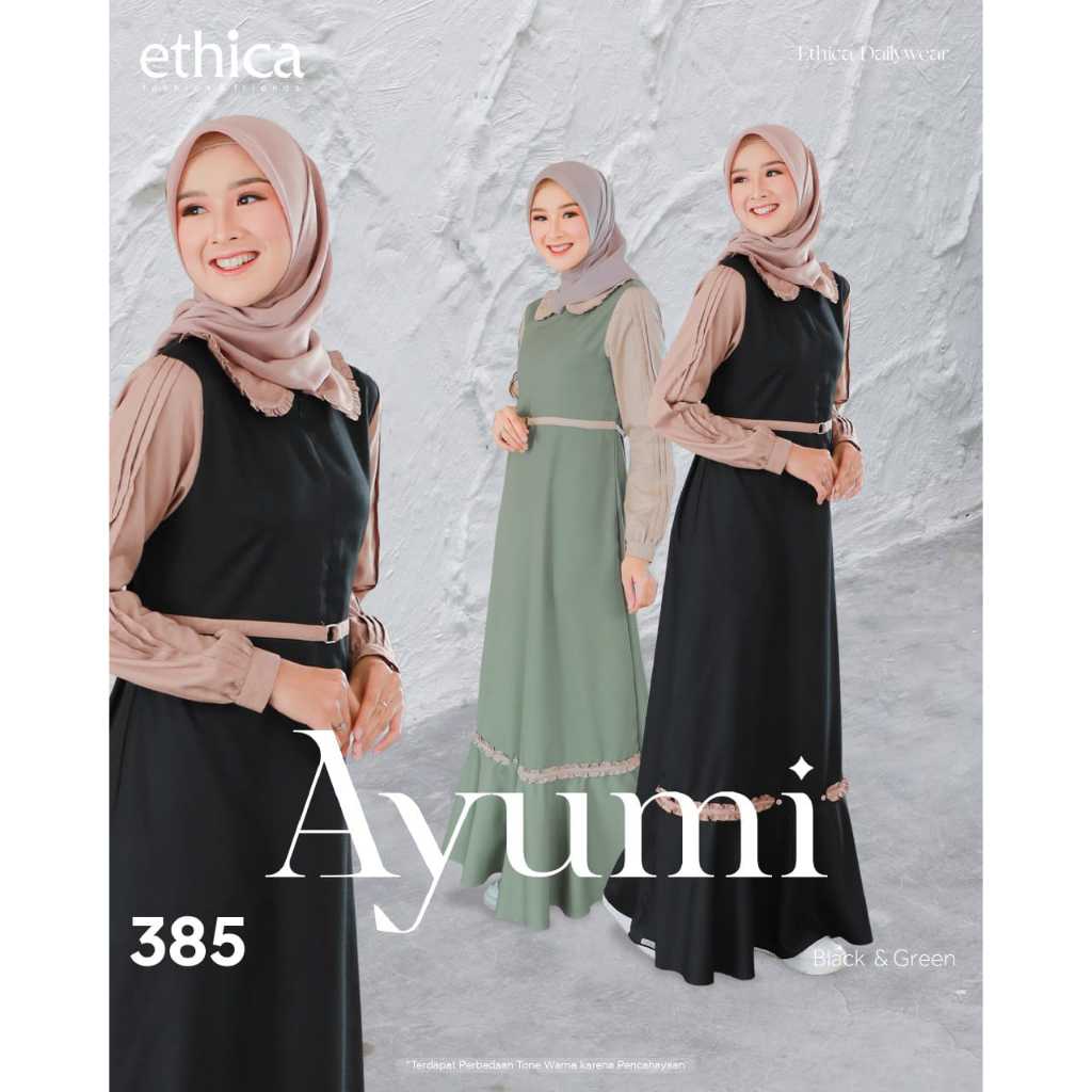 Ethica Ayumi 385 Gamis Dewasa Wanita Best Seller