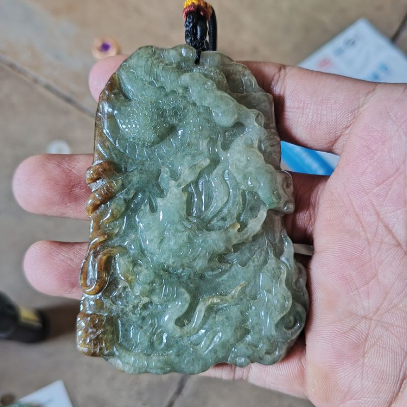 giok China ORI crystal cantikk bersertifikat asli