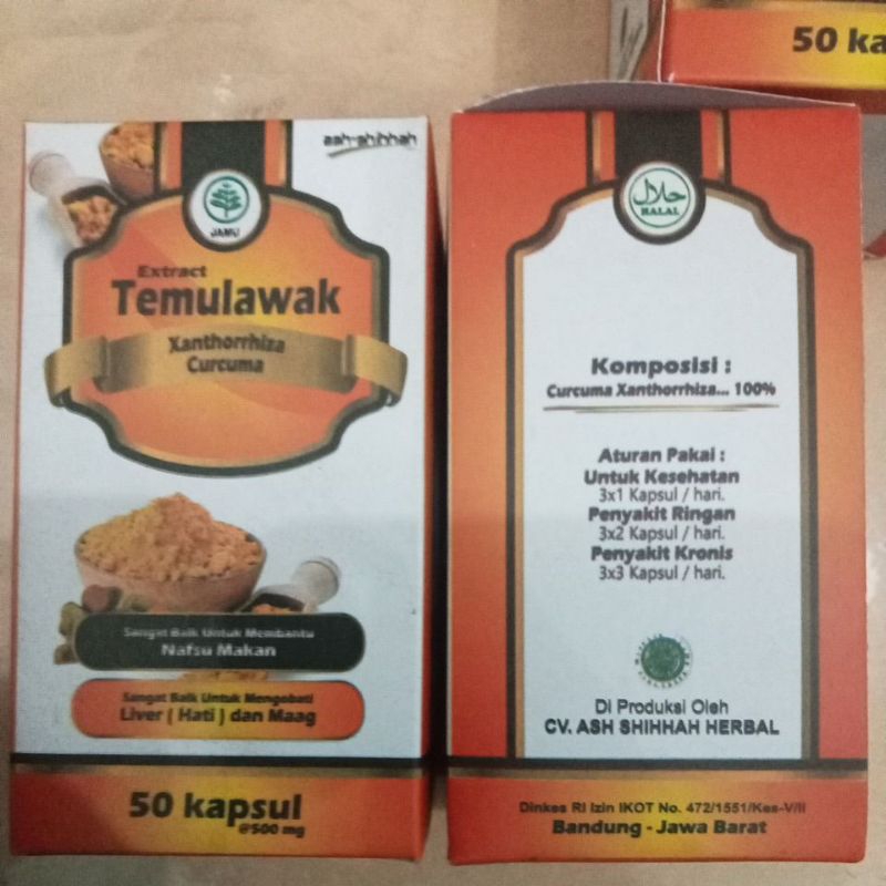 

Ektrak temulawak ashihah
