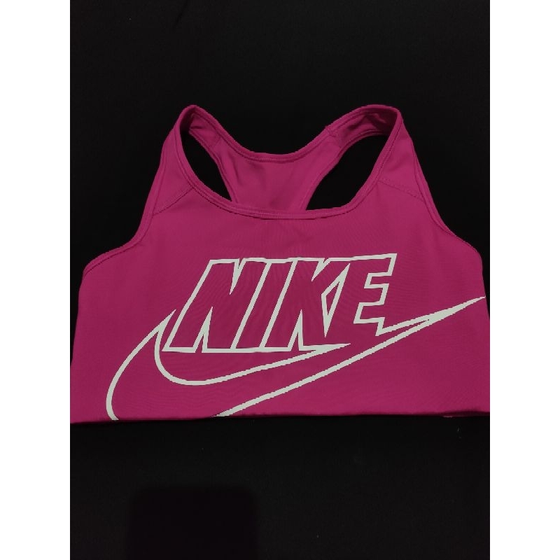 Sport Bra Wanita Nike Dry Fit warna Pink Magenta Size S