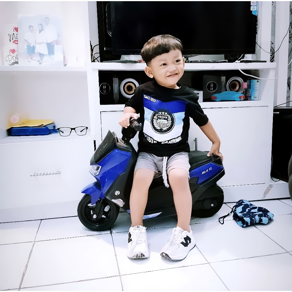 Baju Persib anak terbaru bocil bobotoh cilik polet xtc lengan pendek original pria wanita dewasa Tsh