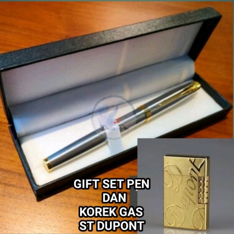 Giftset Mewah Pen dan Korek St Dupont Gratis Grafir Nama