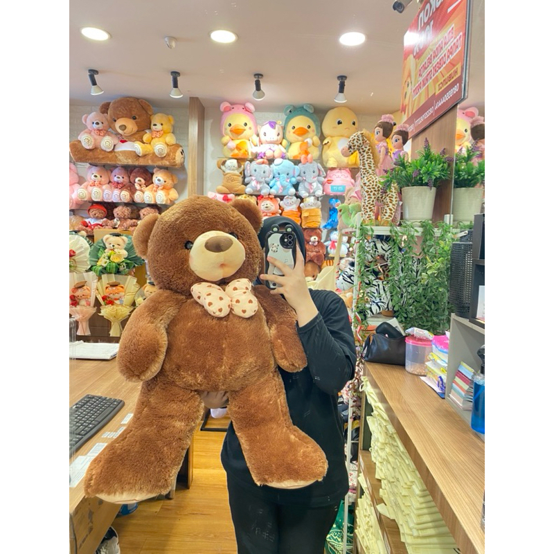 ORI ISTANA BONEKA ISBON BONEKA TEDDY BEAR LUCU HAPPY BEAR