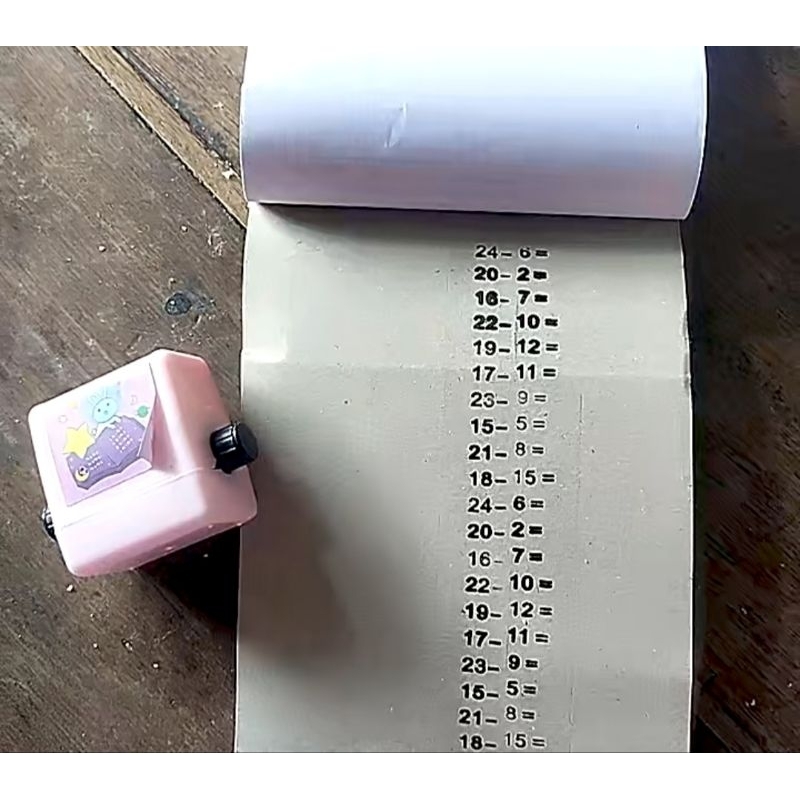 

Alat Edukasi Belajar Anak Model Stampel Scrollable Untuk Belajar MATEMATIKA / MATH