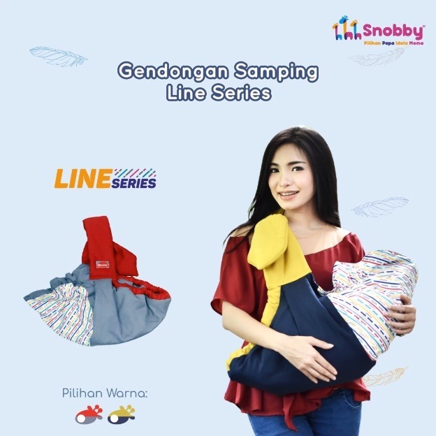 Gendongan Samping Snobby TPG1642 Line Series | Gendongan Bayi Snooby Gendongan bayi Snobby