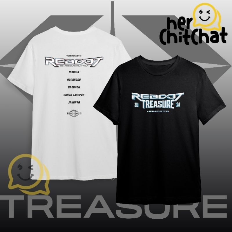 Kaos Reguler TREASURE REBOOT Jakarta Unofficial