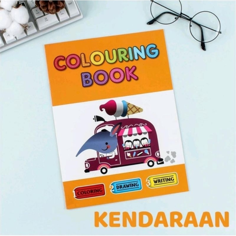 

Buku Mewarnai Anak Coloring Book Buku Gambar Mewarnai 8 Lembar