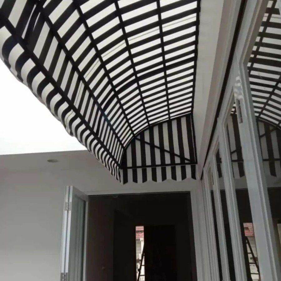 kain awning berkualitas tejamin/kanopi kuat tahan panas hujan