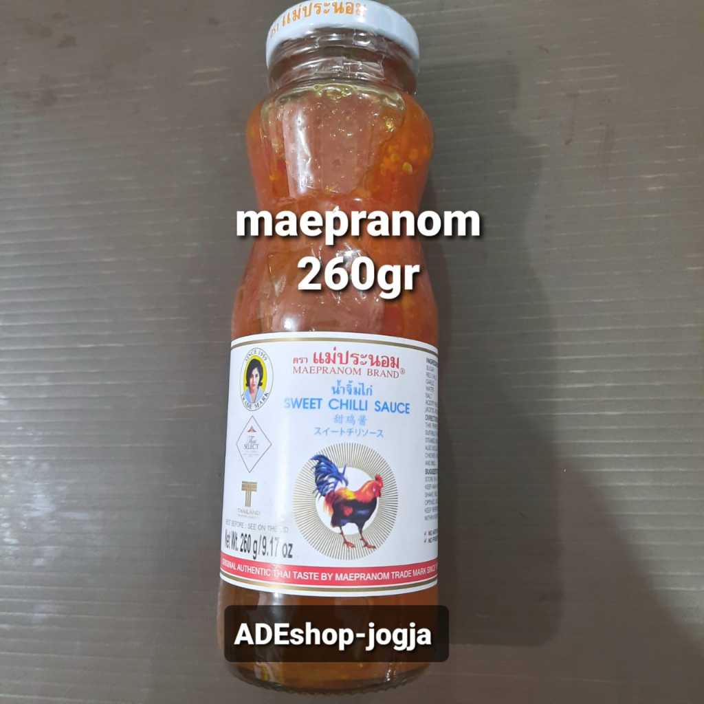 

Mae Pranom Sweet Chili Sauce 260 Gr Dipping Diping For Chicken Chilli Maepranom Thailand Bangkok