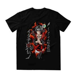 anime Baju Kaos Atasan Anak Laki Laki Anime Naruto Shipuden - Uchiha Itachi V2 fashion