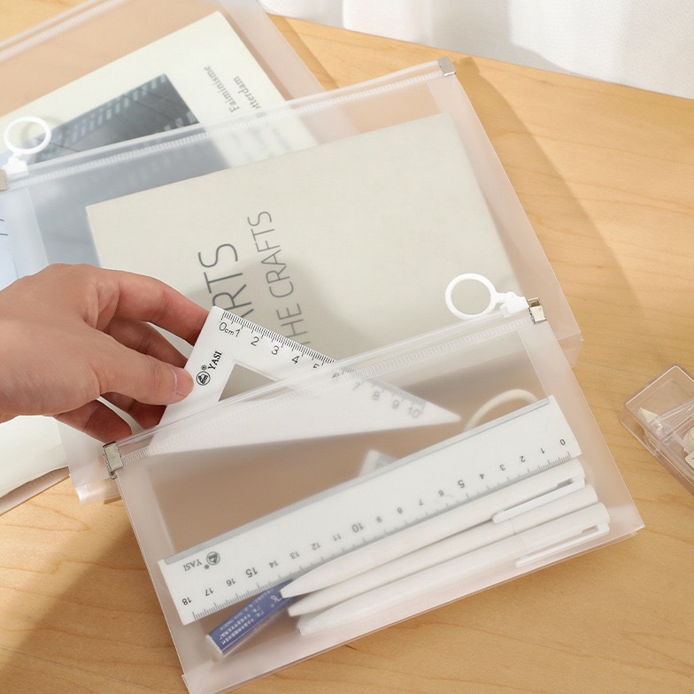 

MURMER Tempat Pensil Alat Tulis Zipper Bag Pouch