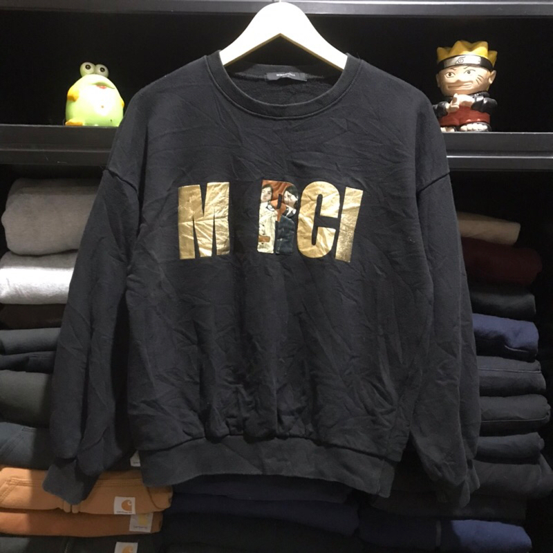 sweatshirt crewneck lengan balon wingsmall 2nd