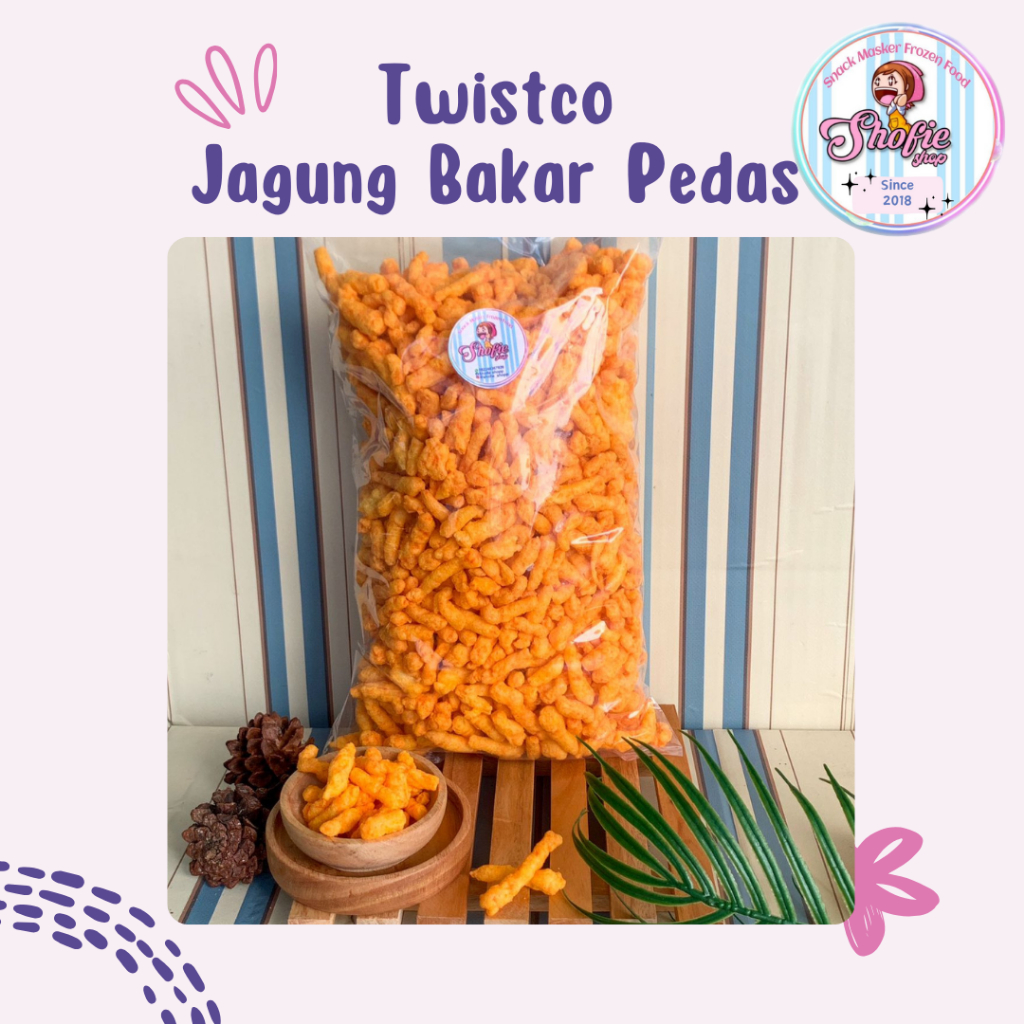 

Twiscorn Jagung Bakar Pedas 500gr