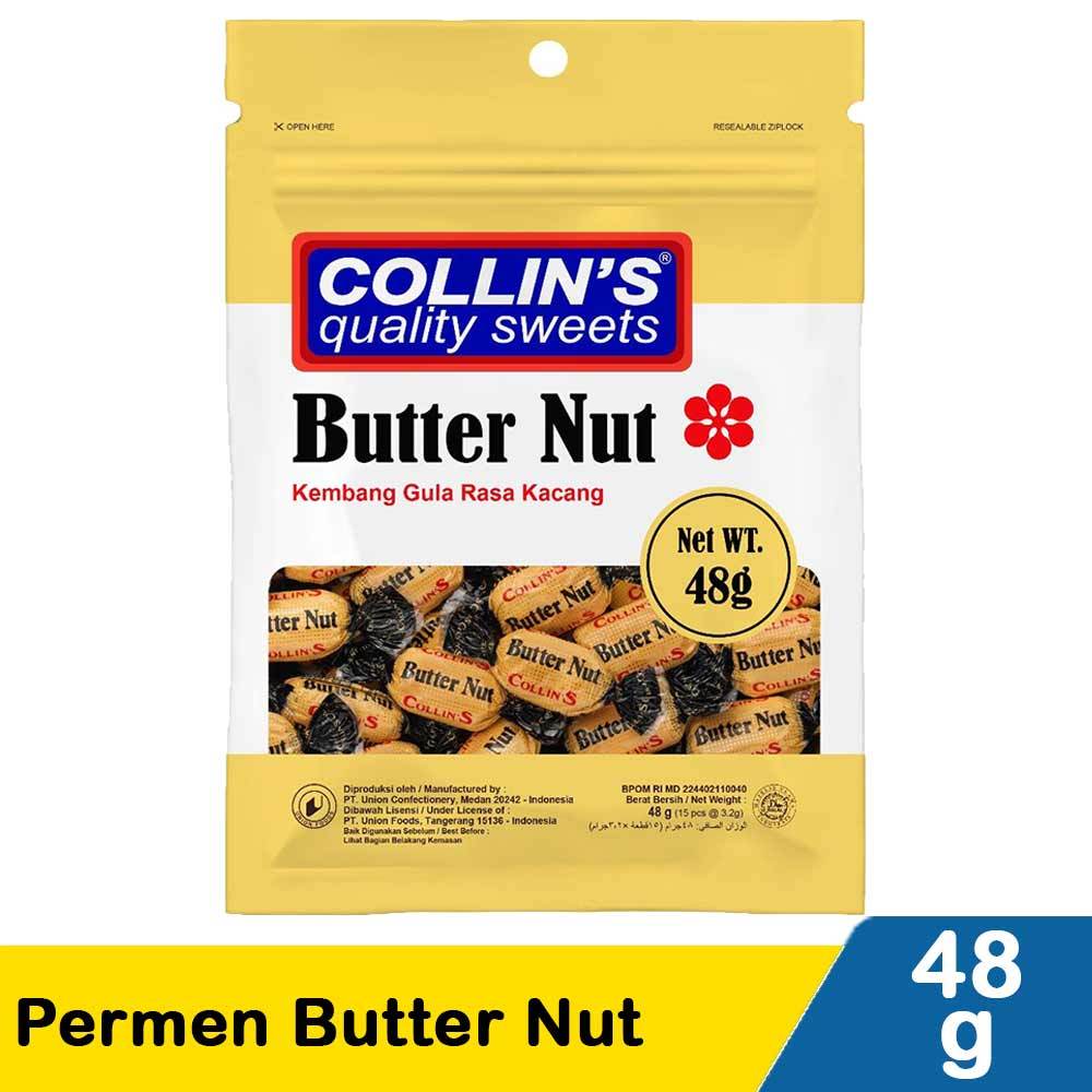 

Collin's Butter Nut Permen Rasa Kacang 48gram