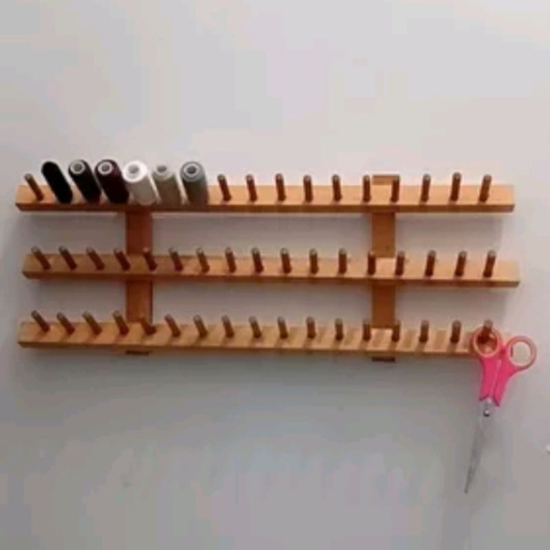 Rak Benang Jahit / Tempat Penyimpanan Benang / Rak Gantung