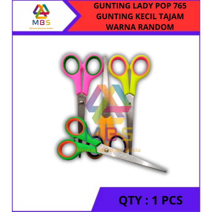 

HARGA 1PCS GUNTING 6 INCHI LADY POP 885 GUNTING TAJAM SERBAGUNA