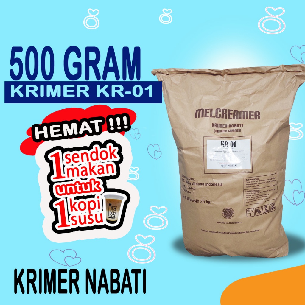 

500 GR KRIMER MELCREAMER KR01 - KR-01 KRIMER NABATI BUBUK