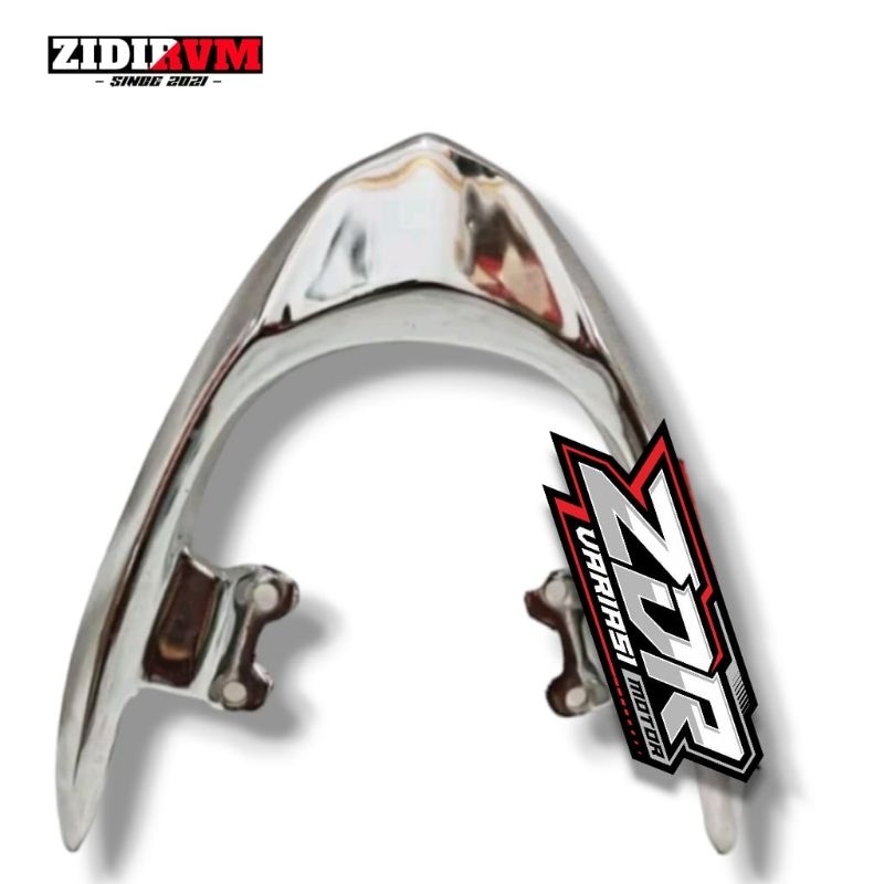 Behel Mio Sporty Behel Mio Smile Model Original Silver Chrome Ori