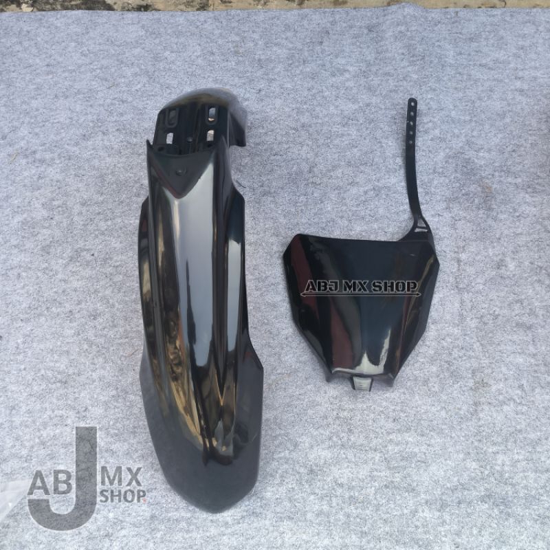 Spakbor Depan CRF 250 Dan Papan Nomor CRF 250 Spakbor Slebor Depan CRF 250 Cover Plat Papan Nomor CR