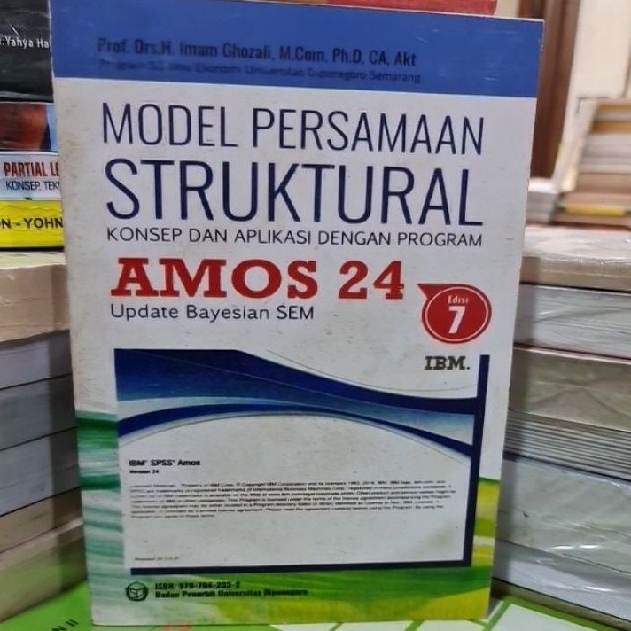 Beli Model persamaan struktural konsep dan aplikasi dengan program AMOS 24 Edisi 7 by Prof Drs H Ima