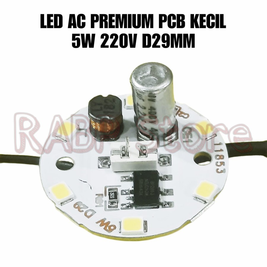 PCB LED AC 5W 220V PREMIUM UKURAN PCB KECIL DIAMETER 29MM