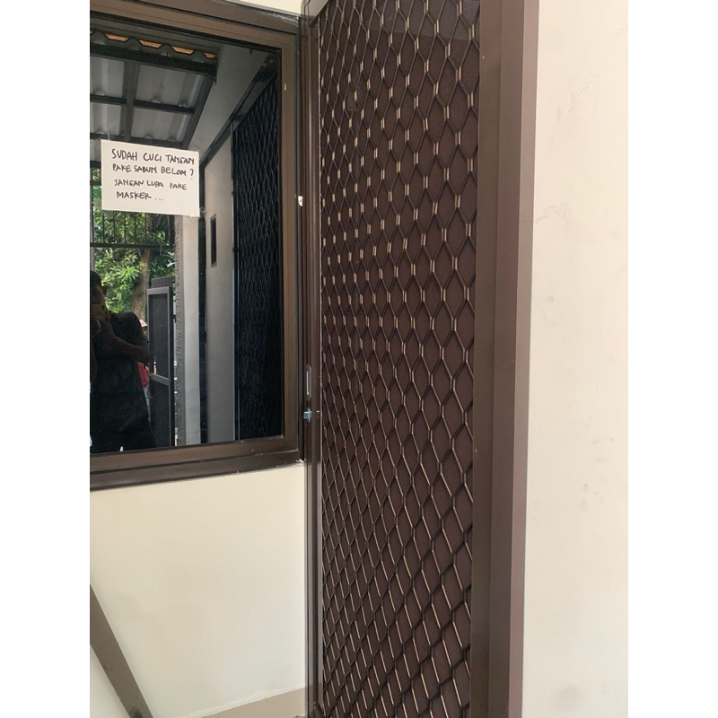 PINTU SLIDING ALUMINIUM EKSPANDA KASA NYAMUK KHUSUS RESI NOTA (JABODETABEK) + JASA PEMASANGAN