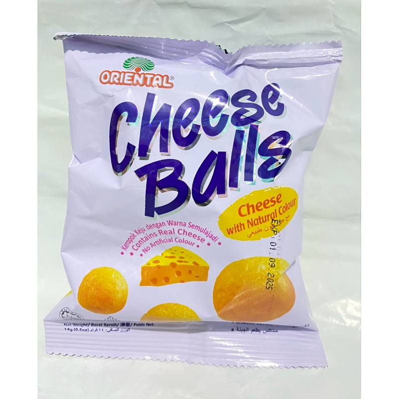 

Oriental Cheese Balls mini pack / chiki balls oriental pack kecil halal