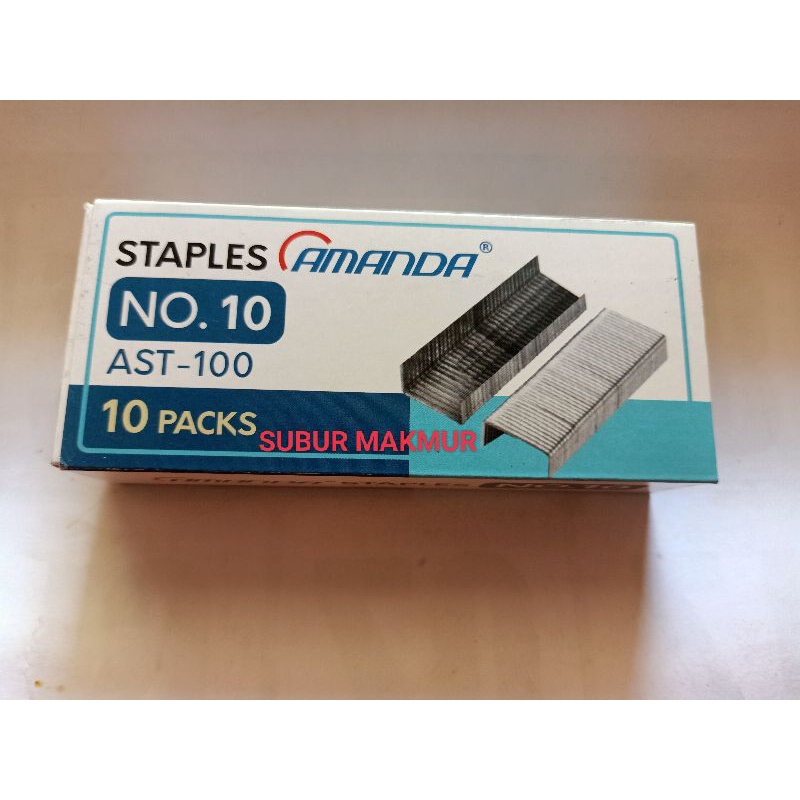 

Isi Staples kecil Amanda No 10 termurah berkualitas / Isi Staples kecil murah No 10