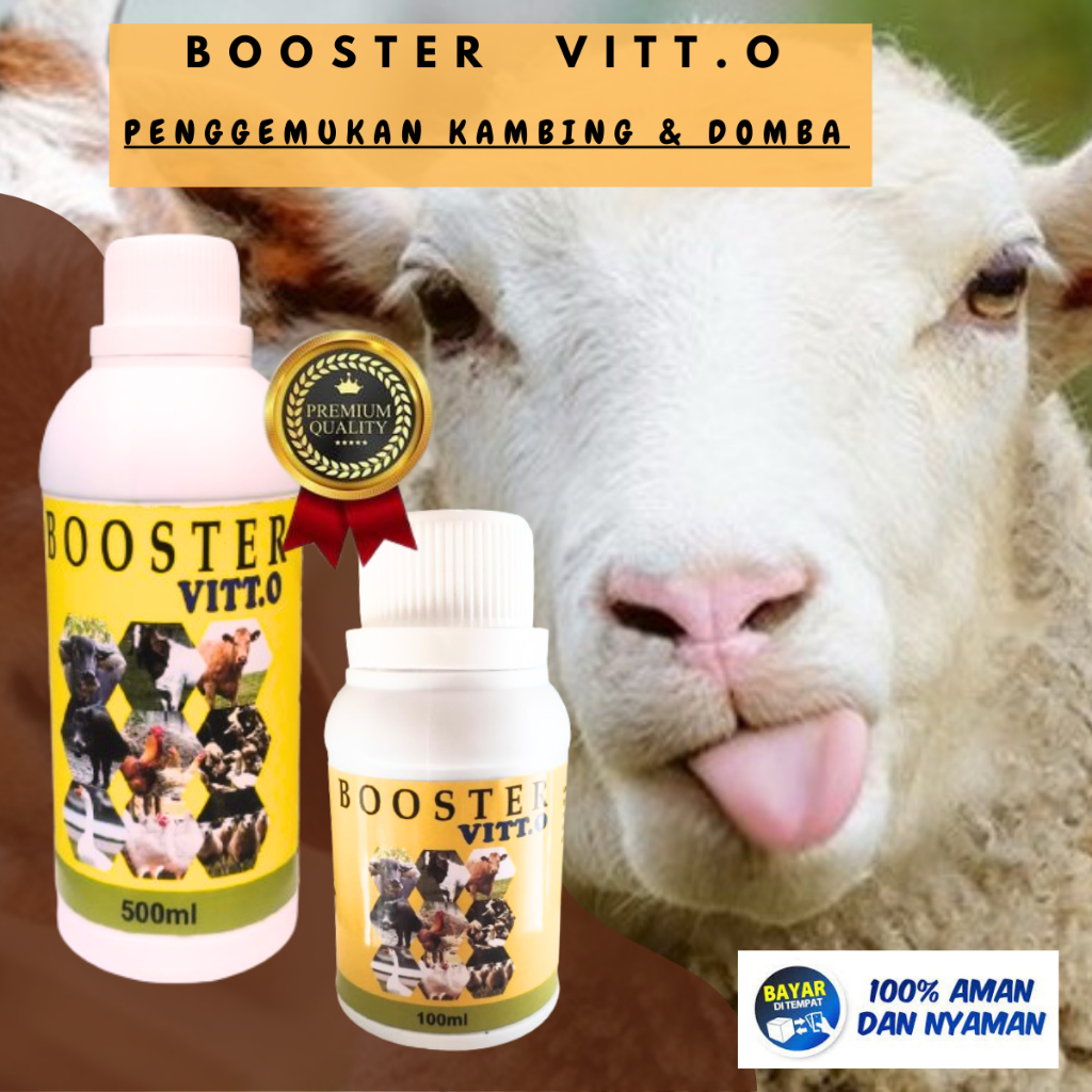 Vitamin Penggemuk kambing Penggemuk Domba Obat Nafsu makan Kambing Domba Booster kambing Domba