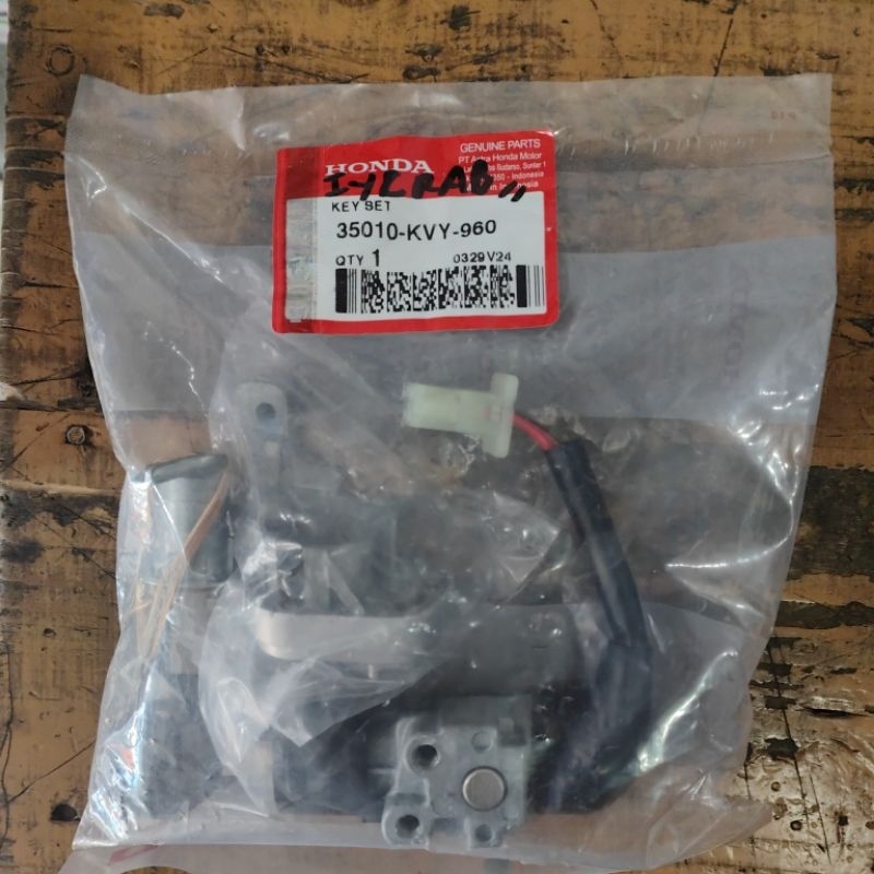 kunci kontak assy beat karbu ori resmi ahm