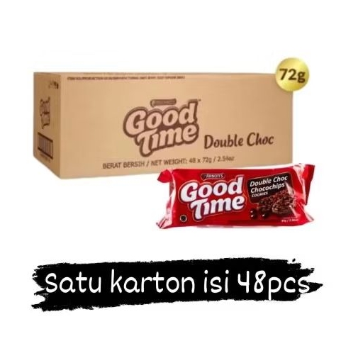 

Good Time Cookies Doble Choc 72gr - KARTON ISI 48PCS