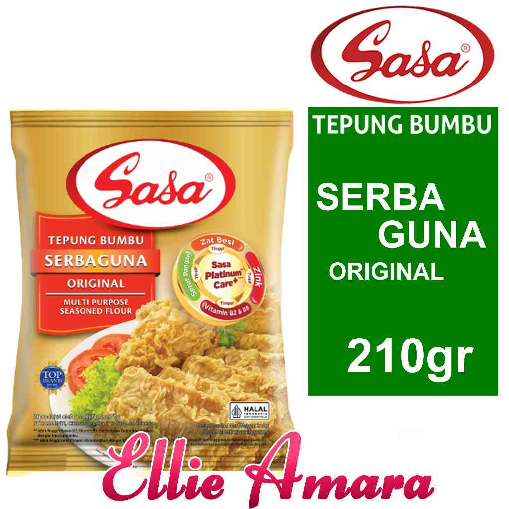 

SASA SERBAGUNA ORIGINAL 210gr TEPUNG BUMBU MASAK INSTAN SIAP PAKAI