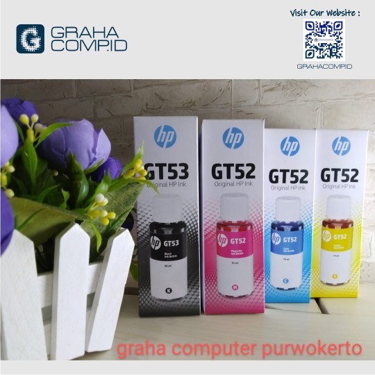 Tinta HP GT53 GT52 For Printer HP Deskjet GT 5810 Printer HP Deskjet GT 5820