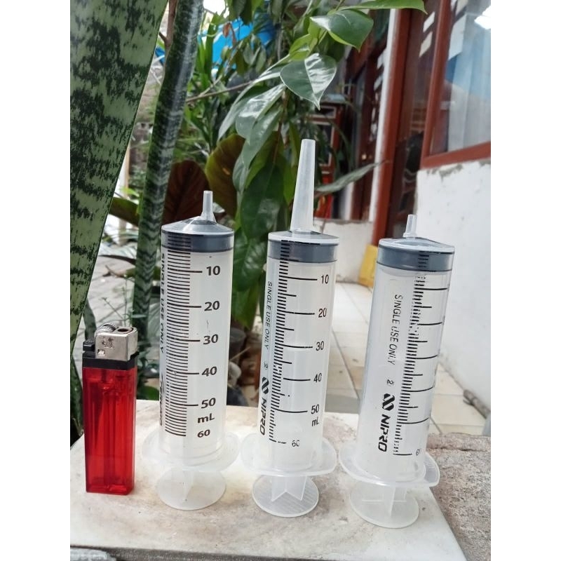 Spuit 50cc Suntikan Syringe 50cc 50ml Spet Loloh Burung/Suntikan Refill Tinta/Parfum Suntikan