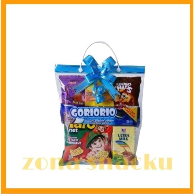 

Bingkisan Snack ulang tahun/hampers/gift acara curtom free ucapan