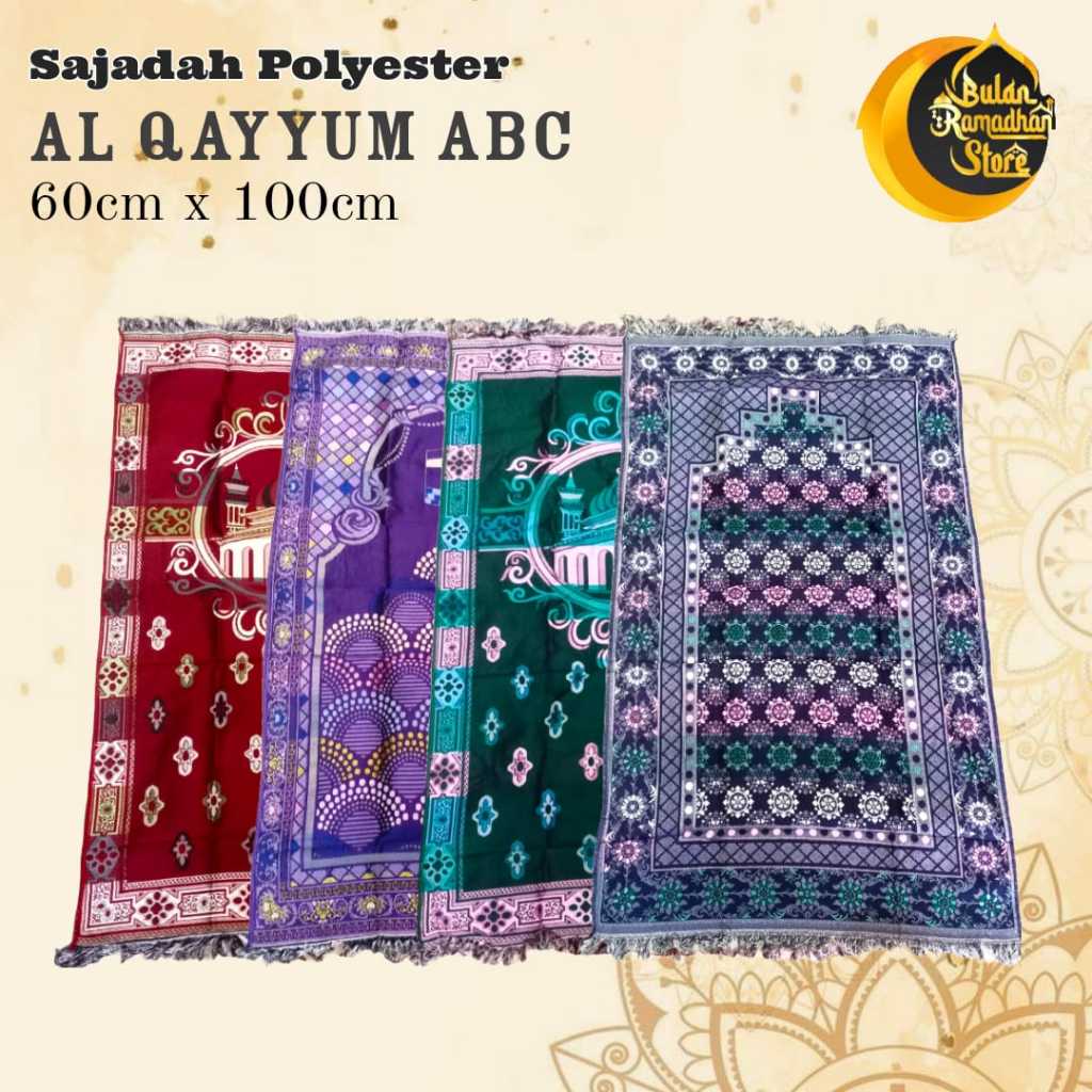 Sajadah Polyester Al Qayyum ABC