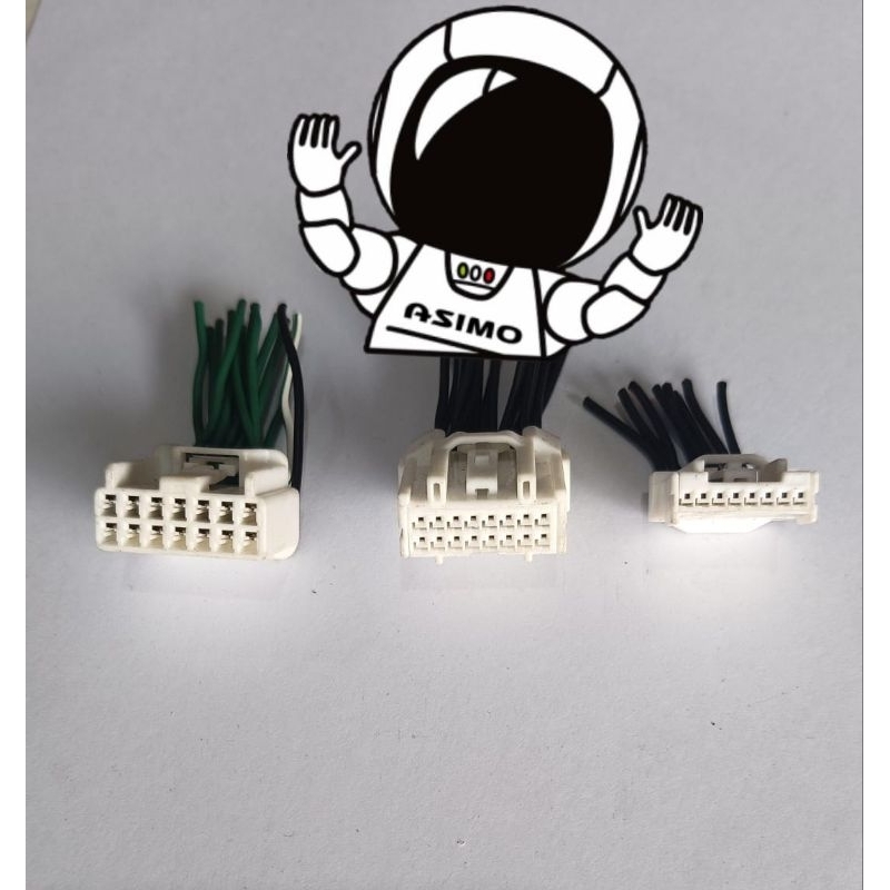 soket Audio radio tape terminal box Fuse Relay pin 8 14 16 Universal BMW AUDl DAlHATSU T0Y0TA H0NDA 
