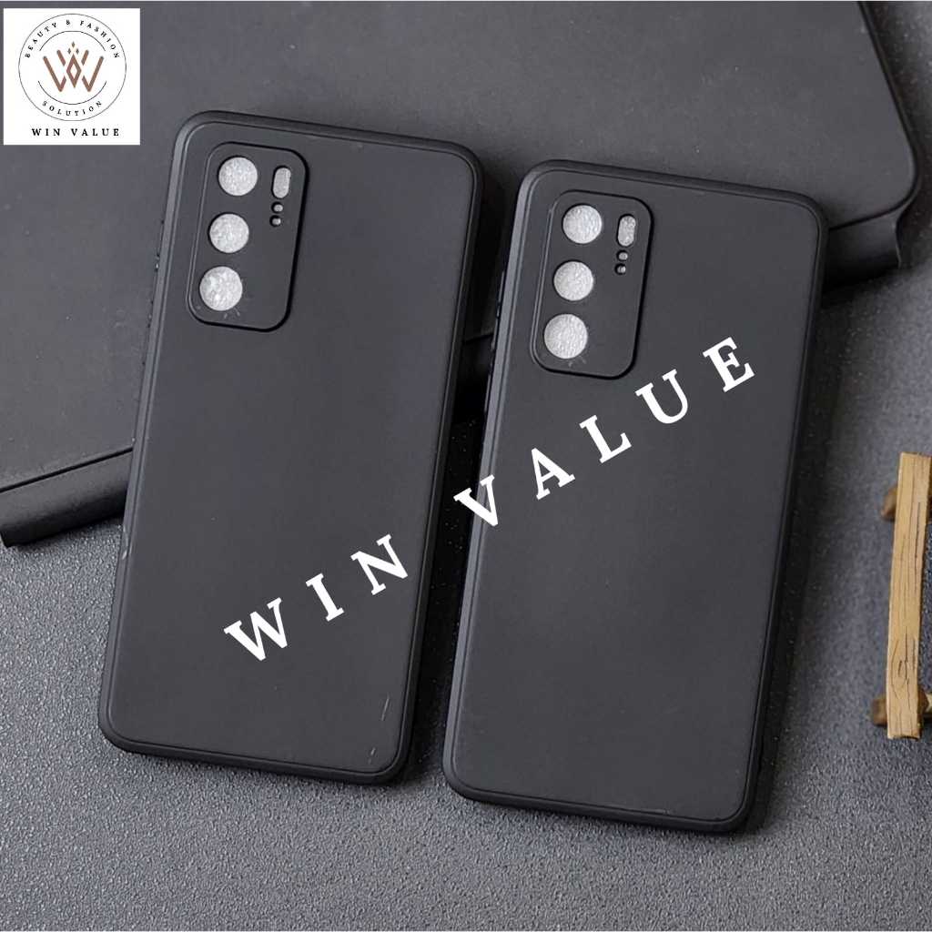 Huawei P30 Huawei P40 Softcase Macaron Black Premium Case Huawei P30 Huawei P40