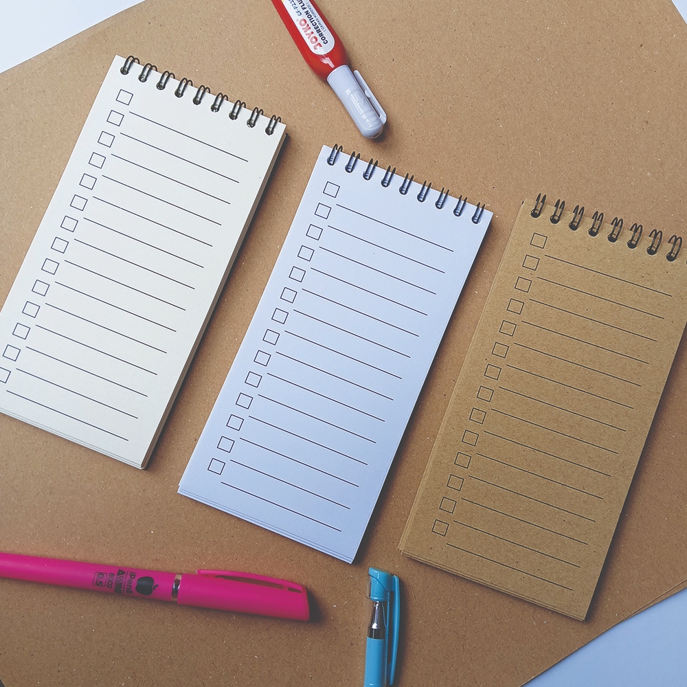

TO DO LIST/NOTEBOOK/NOTES/JOURNAL CATATAN MURAH