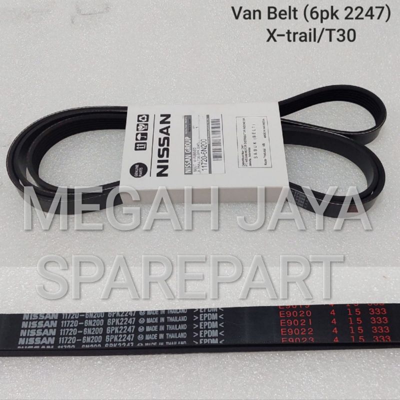 Van belt tali kipas Xtrail X-trail T30 6pk 2247