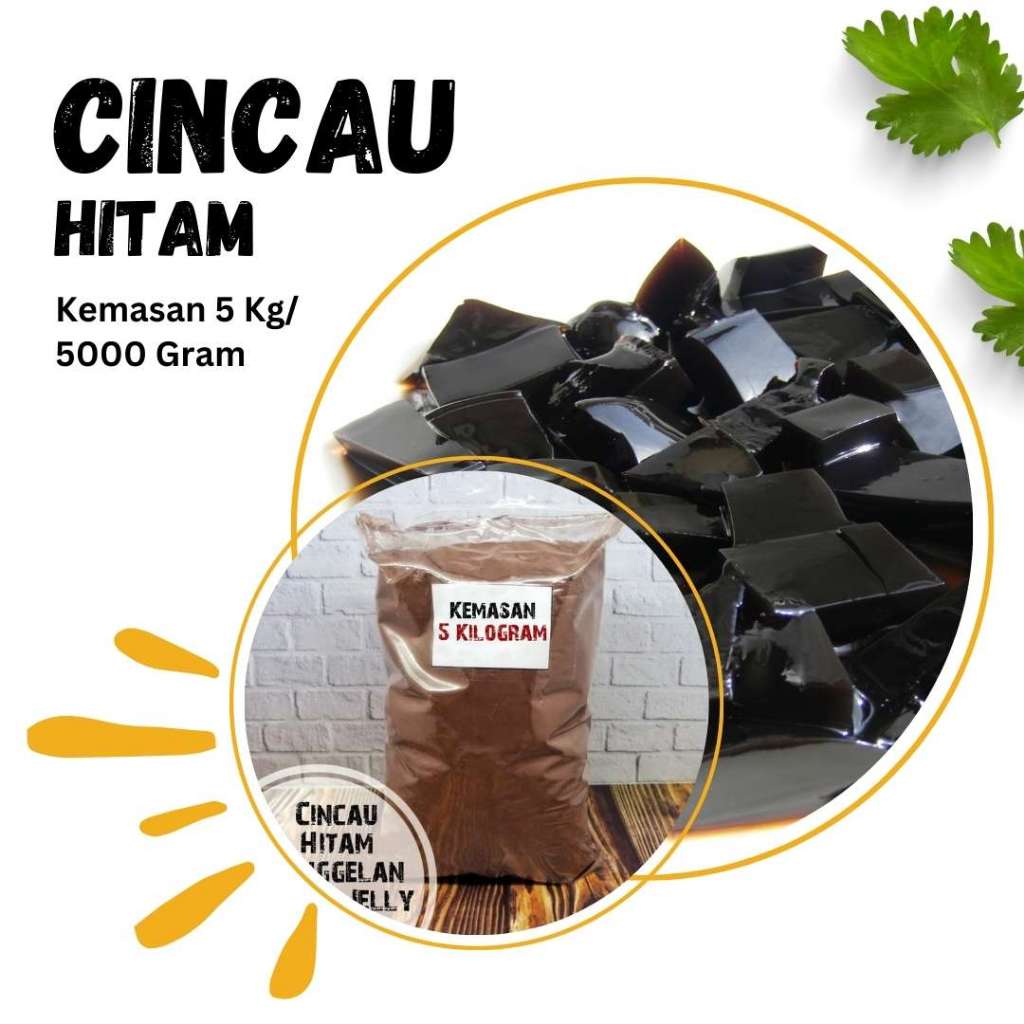 

Cincau Hitam Grass Jelly Murni Daun Cincau Hitam Kemasan 5Kg