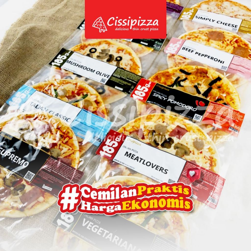 

Pizza Frozen Personal 19,5cm 185gr Tipis
